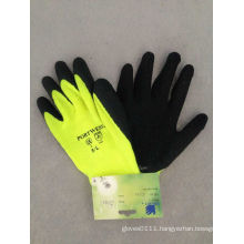 10g Fluorescent Warning Color Latex Coated Chemical Work Glove